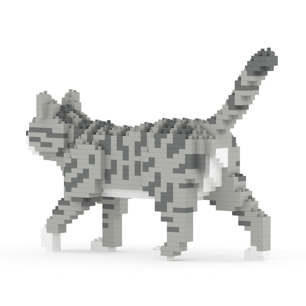 Grey Tabby Cat Mini 01