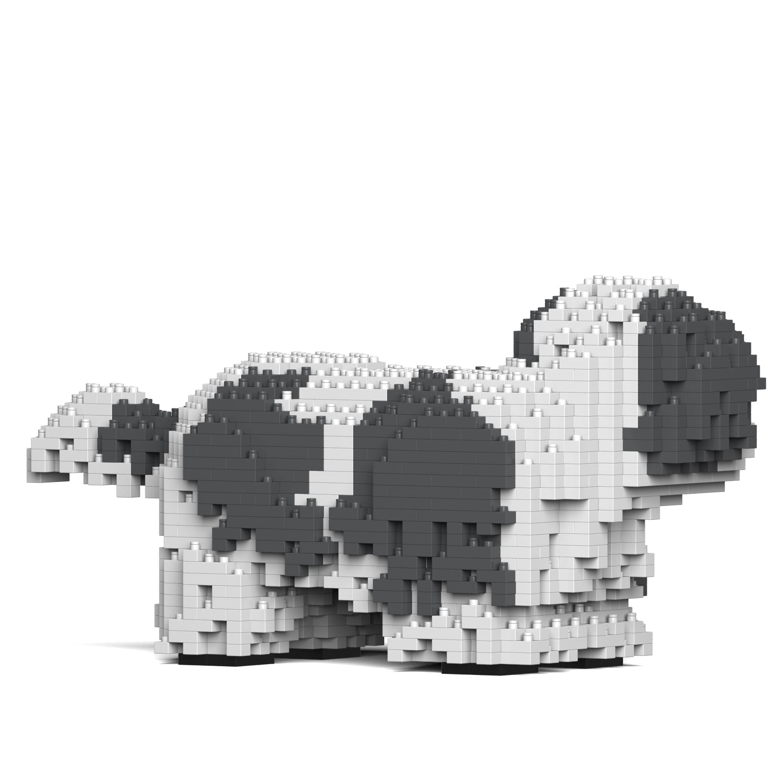 Jekca - Dachshund 01S-M02 - Lego - Sculpture - Construction - 4D